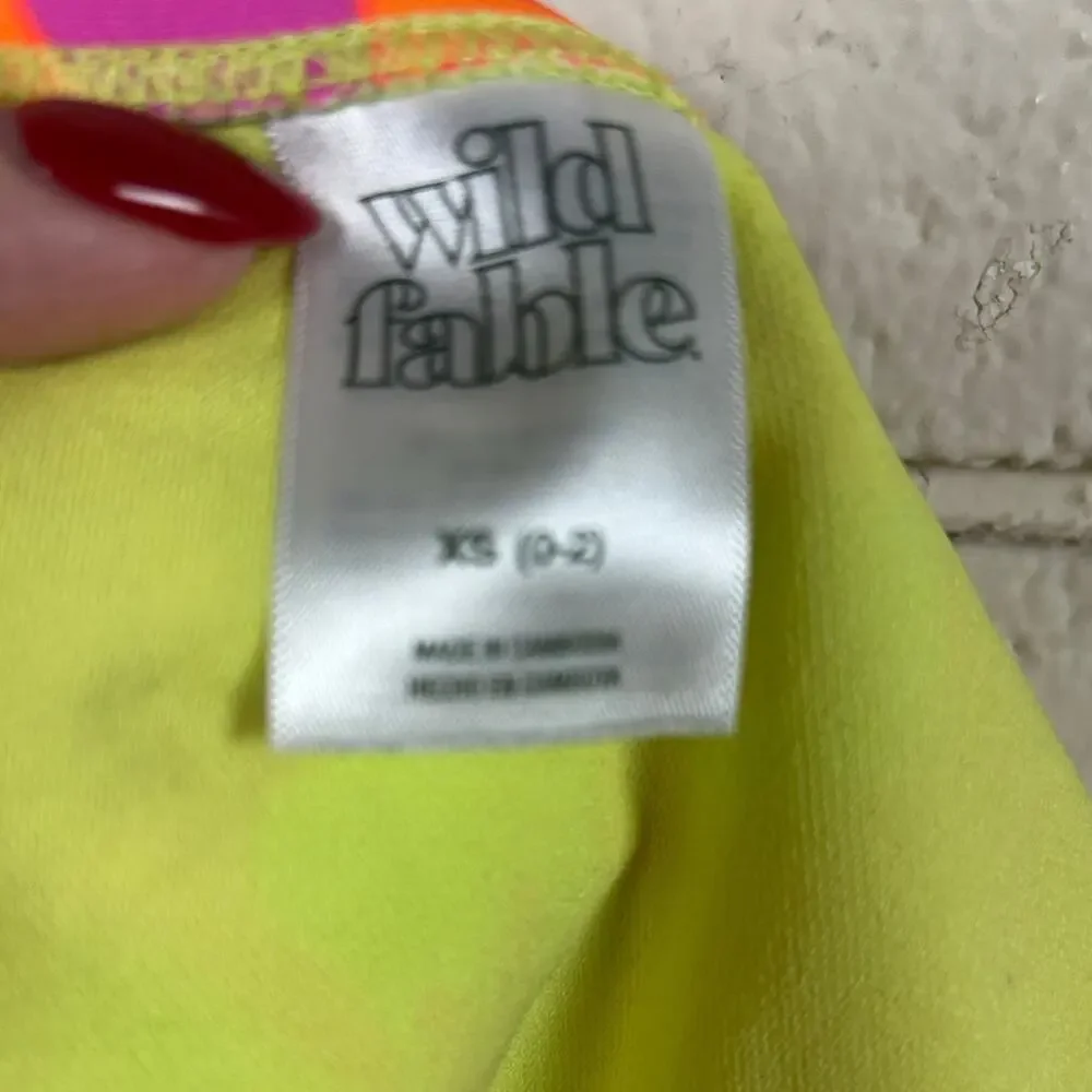 Wild Fable Floral Orange Bikini size XS/S